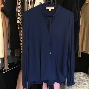 Michael Kors Tie Neck Blouse